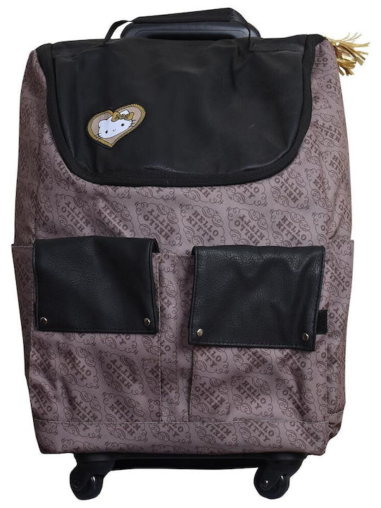 Sunce School Bag Trolley Elementary, Elementary Gray with Water Bottle Holder 24Liters