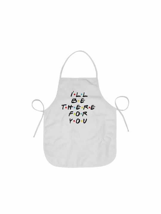 Koupakoupa Friends i Apron White 75x63cm