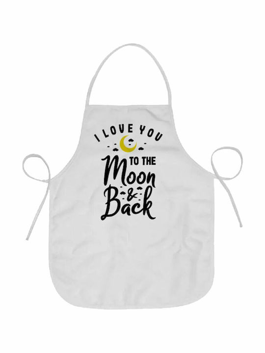 Koupakoupa love you Apron White 57x68cm