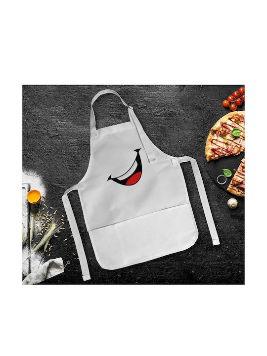 Koupakoupa Șorț de Bucătărie pentru Copii Albă KP_6474_APRON-BBQ-KID 1buc