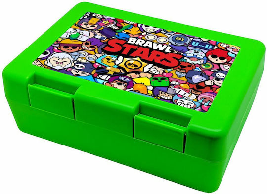 Koupakoupa Plastic Kids' Food Container Brawl Stars Green x x 6.5cm