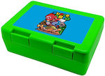 Plastic Kids' Food Container Green