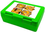 Plastic Kids' Food Container Green