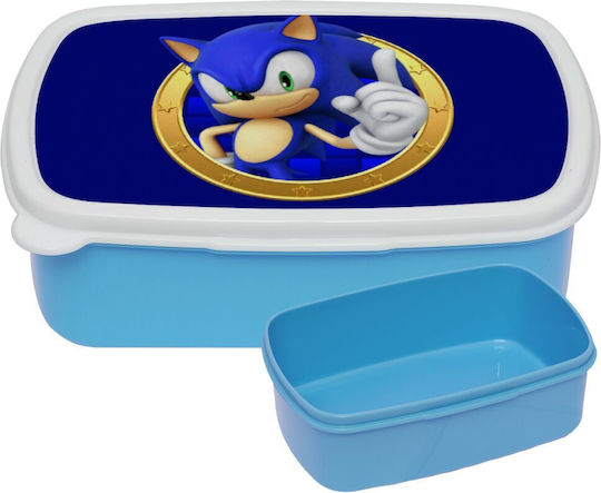 Koupakoupa Plastic Kids' Food Container Sonic Blue x x 6cm