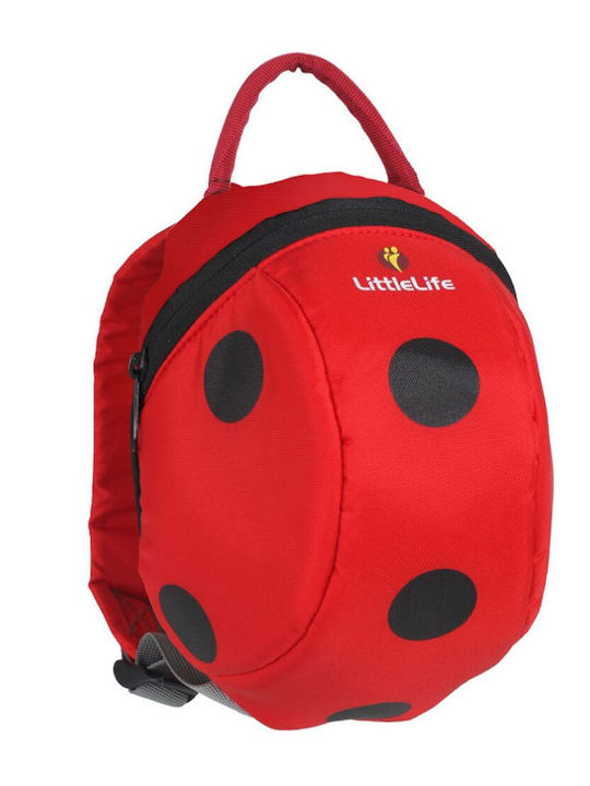 Littlelife Σχολική Τσάντα Πλάτης Νηπιαγωγείου Κόκκινη 14 x 14 x 23εκ