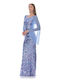 Farmaki Summer Maxi Evening Dress Blue