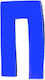 Sign with Text in Blue Color 10cm 6308000000402
