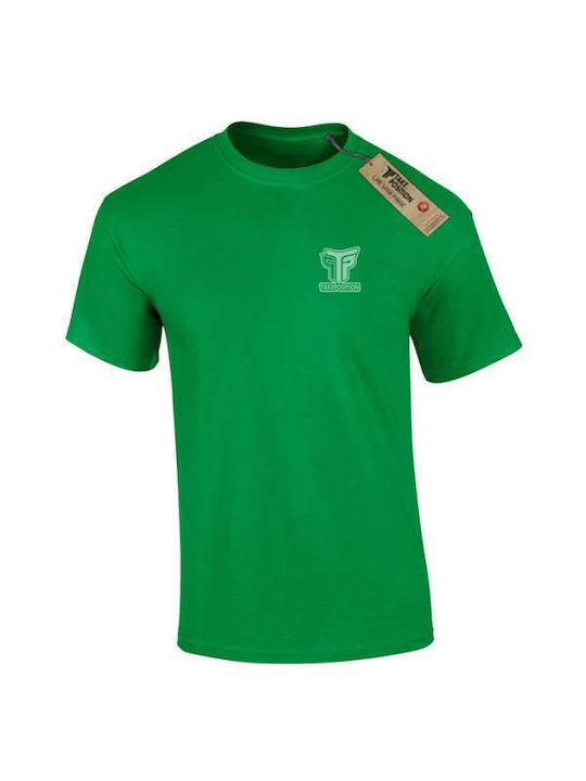 Takeposition T-shirt Bărbătesc cu Mânecă Scurtă Verde