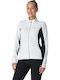 Skathi Fleece Γυναικεία Ζακέτα σε Λευκό Χρώμα