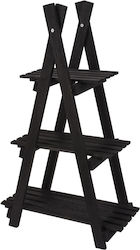 JK Home Decoration KR2000220 Plant Tower Wooden 50x28x84cm.