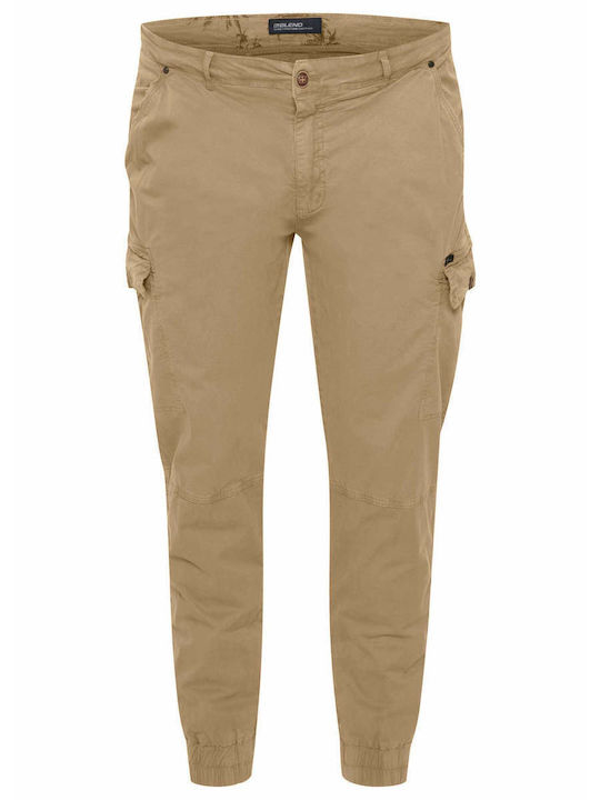 Blend Trousers Elastic Beige