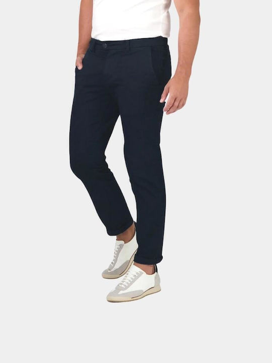 Fynch Hatton Hose Chino Marineblau