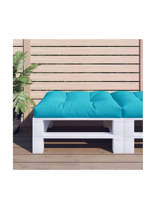 vidaXL Pallet Bench Cushion Turquoise 80x80cm.