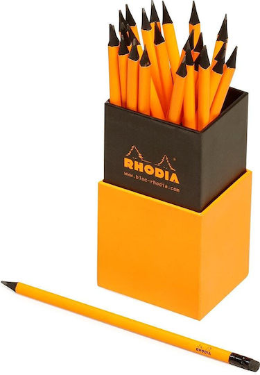 Rhodia Σετ 25 Μολύβια HB με Γόμα Μπεζ