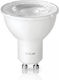 Fos me Λάμπα LED 7W για Ντουί GU10 και Σχήμα PAR16 Θερμό Λευκό 550lm