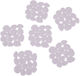 Dimitracas Bathtub Non-slips with Suction Cups White 5pcs