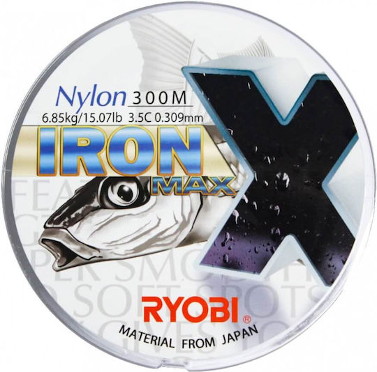 Ryobi Πετονιά Ψαρέματος Μπλε 600m / 0.37mm