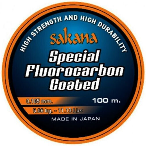 Sakana Fluorocarbon Fishing Line Transparent 100m / 0.187mm / 6.93kg