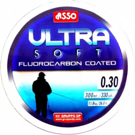 Asso Πετονιά Ψαρέματος Fluorocarbon 300m / 0.30mm