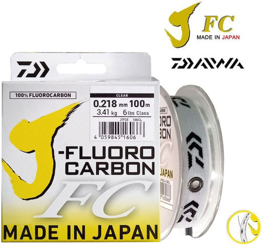 Daiwa Fir de pescuit Fluorocarbon 100m / 0.455mm