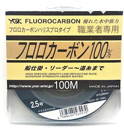 YGK Πετονιά Fluorocarbon Διάφανη 100m / 0.285mm
