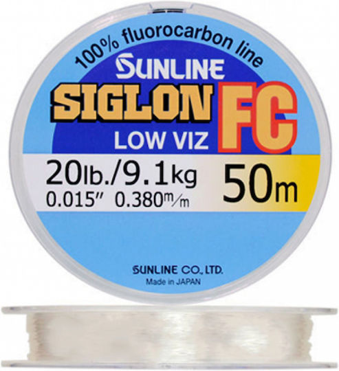 Sunline Πετονιά Ψαρέματος Fluorocarbon 50m / 0.18mm / 2.2kg