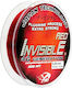 Yuki Invisible Red Angelschnur Fluorocarbon Rot 300m / 0.25mm