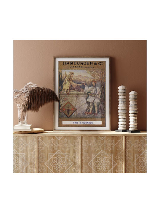 Walls Wooden Frame Poster 40x50cm