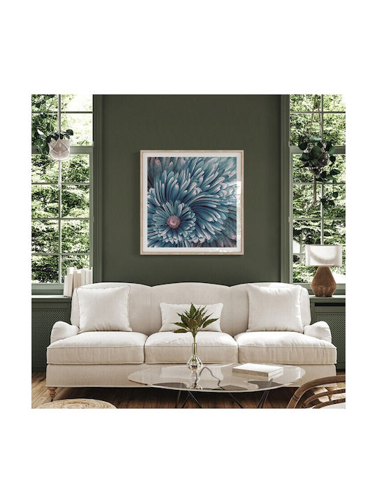 Walls Colorful Daisies Frame Wooden 70x70cm
