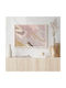 Walls Gold Line-pink Background Frame Wooden 30x20cm