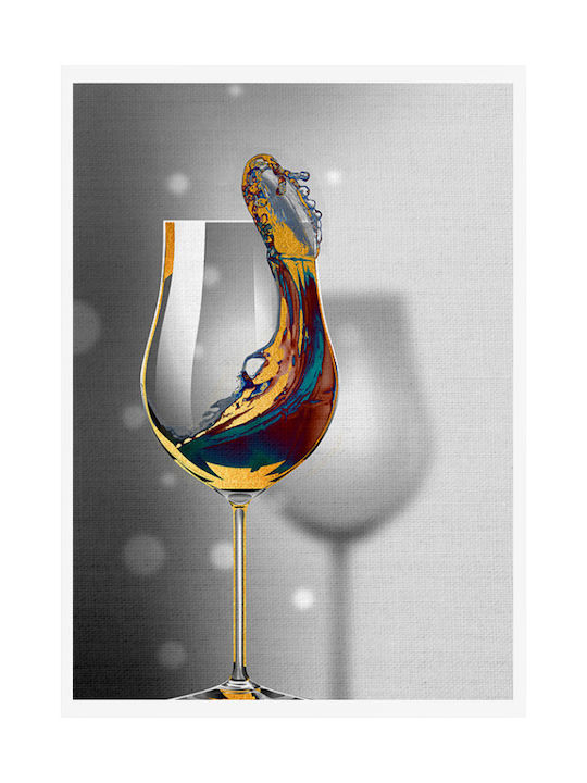 Walls Wine glass Painting on Canvas 40x50cm