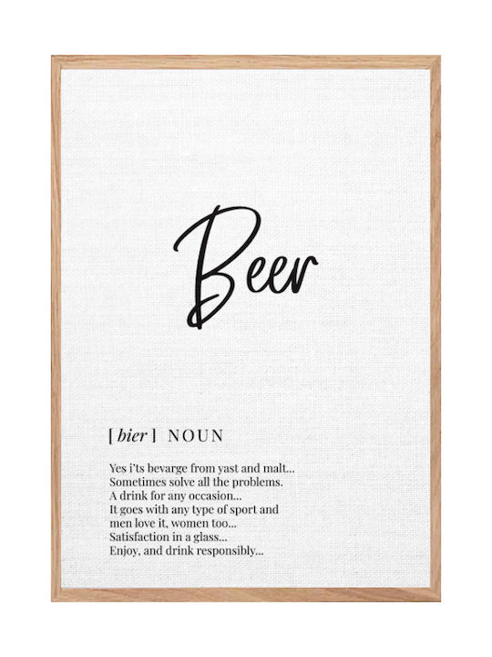 Walls Beer Canvas Painting 40x50cm