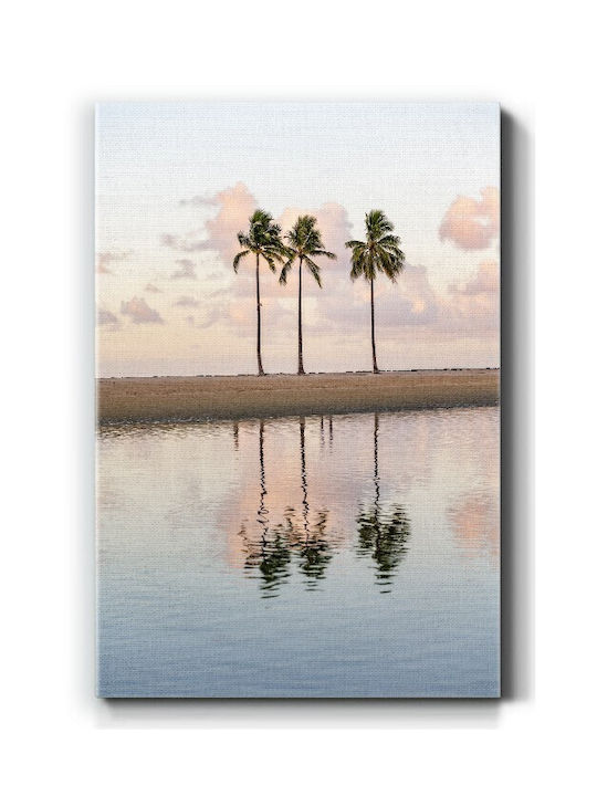 Walls Palms On The Beach Painting On Canvas 30x40cm