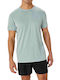 ASICS Core Men's Athletic T-shirt Short Sleeve Light Blue