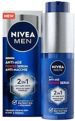 Nivea Luminous Power Men 2in1 Anti-îmbătrânire Serum Față pentru Puncte negre 30ml