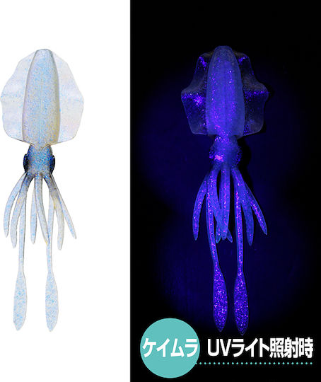 Viceo Squid 6 Squid Jigs Fluorescent 15cm Blue