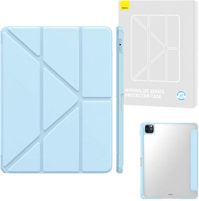 Baseus Minimalist Flip Cover Piele artificială Albastru deschis iPad Pro (2018/2020/2021/2022) de 11 inchi P40112502311-01