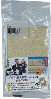 Gold Faux Leather Patch Sewing Supply