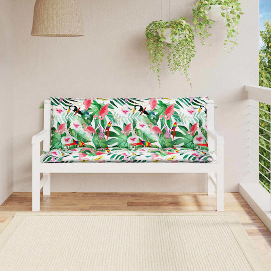 vidaXL Sitzbank-Kissen Grün 2Stücke 50x150cm