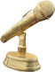 Osterkerze Mikrofon Basis Gold