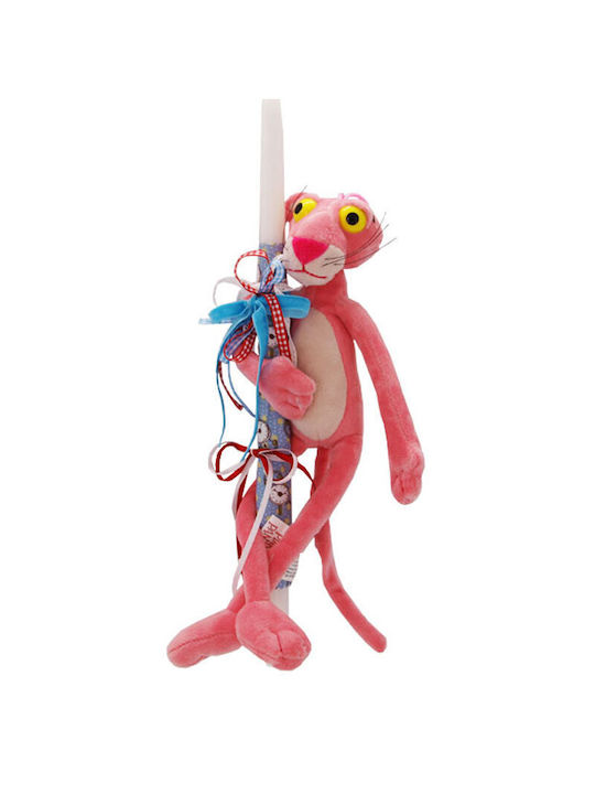 Osterkerze Rund mit Schachtel Rosa
