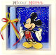 Πασχαλινή Λαμπάδα Mickey Στρογγυλή Χειροποίητη