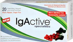 IgActive Elderberry & Blackcurrant Бонбони без Глутен Грозде 20бр