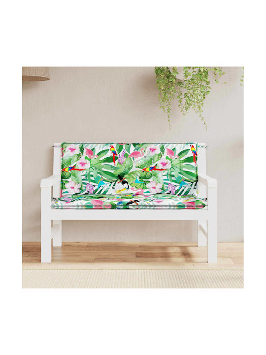 vidaXL Garden Bench Cushion with Backrest Multi...