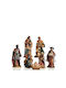 Kaemingk Christmas Plastic Figure Manger Length 6cm 7pcs