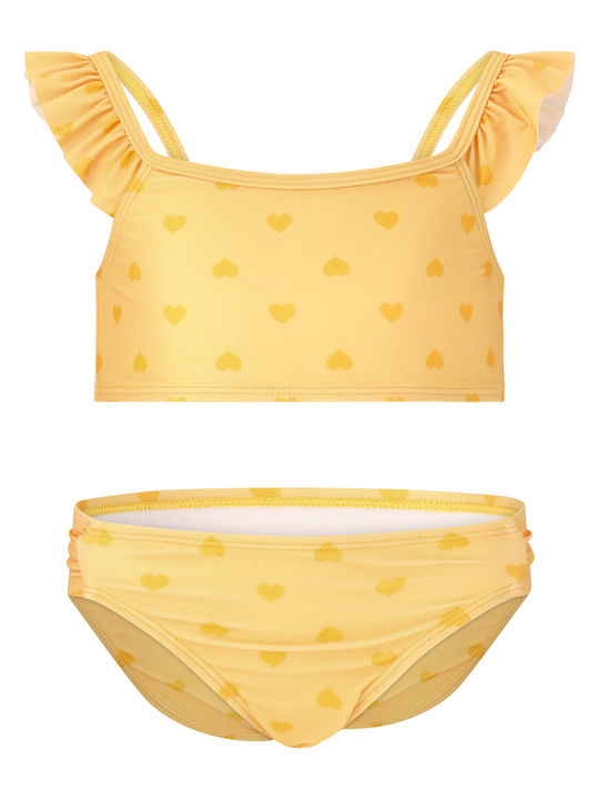 ZigZag Kinder Badeanzug Bikini Gelb