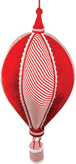 Lianos Christmas Fabric Figure Ceiling Pendant Red Length 50cm