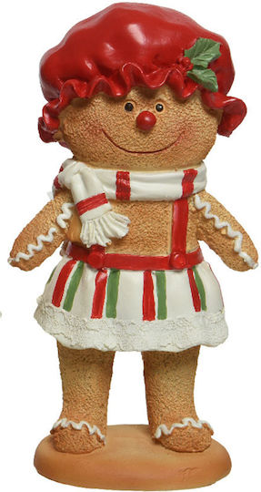 Christmas Plastic Figure Toddler Red Length 8.5cm