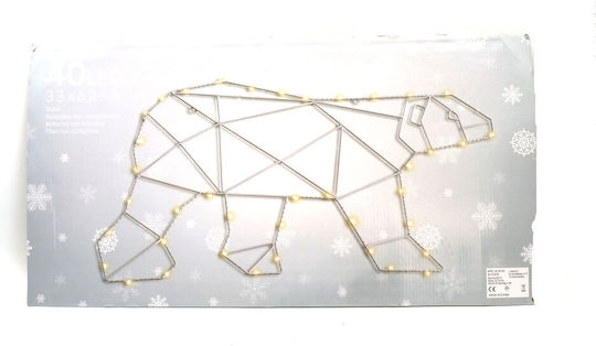 blokker Iluminată De Crăciun Figurină Înălțime 62cm.