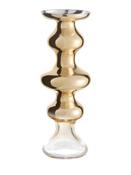 IVV CHIC GOLD Candlestick pink-gold 36.8cm.